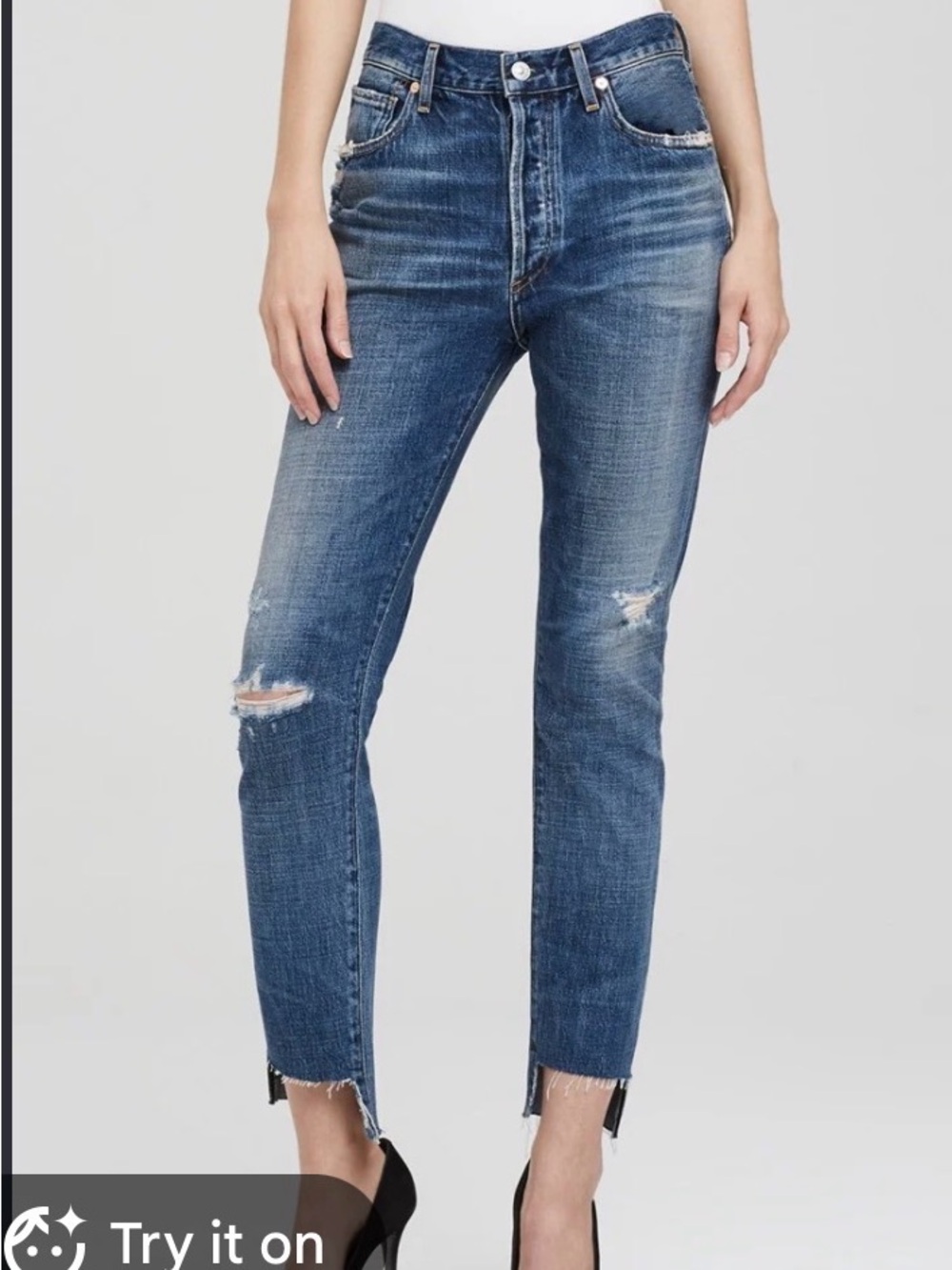 Citizens of Humanity Liya Distressed Jeans Sz 25
